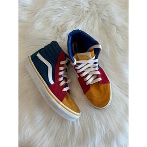 Vans color block mid rise size 2.5